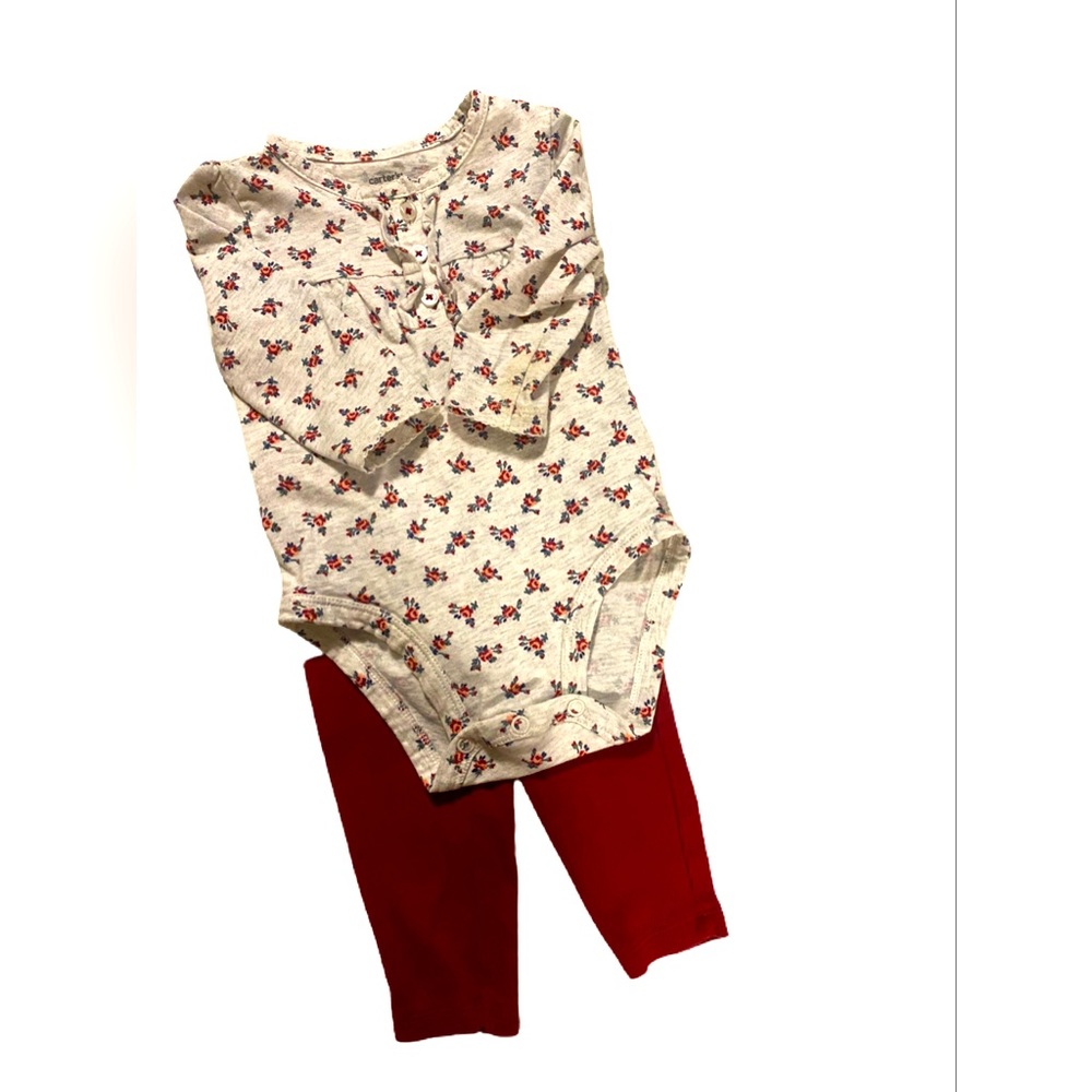 Carter’s Infant Girl Long Sleeve Onesie with Pants